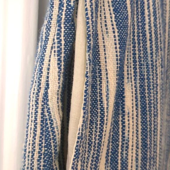 Free People Pants Size 4 Raw Hem Wide Leg Marta Yarn Dye Trousers Wide Leg - Picture 7 of 10